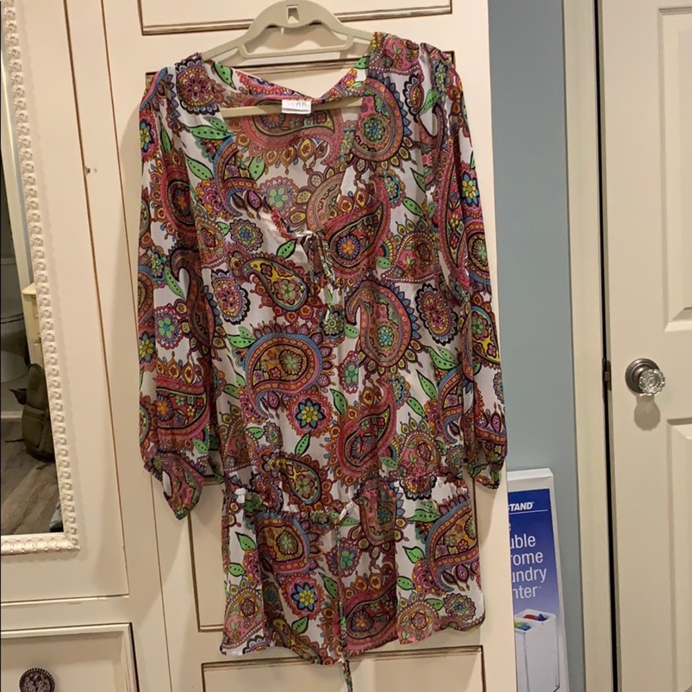 Silver by Gottex Sheer Swim Cover Up